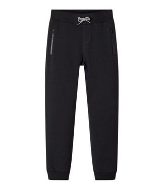 Name it zomer sweat broek jongens - zwart - NkmHonk