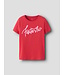 Name it zomer korte mouw t-shirt meisjes - rood regular fit - NkfKassia