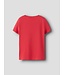 Name it zomer korte mouw t-shirt meisjes - rood regular fit - NkfKassia