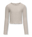 Kids ONLY winter top meisjes - grijs - KogNella - stretch fit, longsleeve
