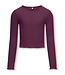 Kids ONLY winter top meisjes - paars - KogNella - stretch fit, longsleeve