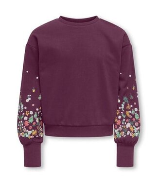 Kids ONLY winter sweater meisjes - paars - KogBrooke - regular fit