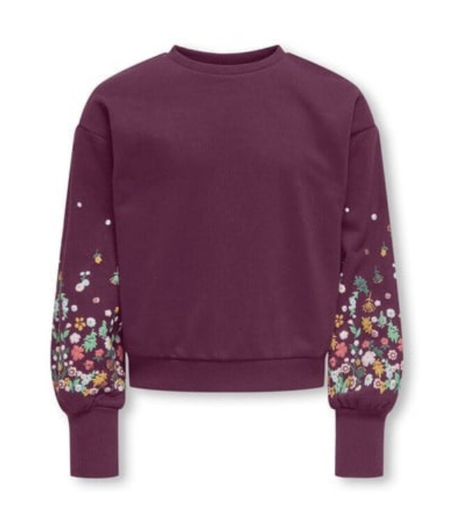 Kids ONLY winter sweater meisjes - paars - KogBrooke - regular fit