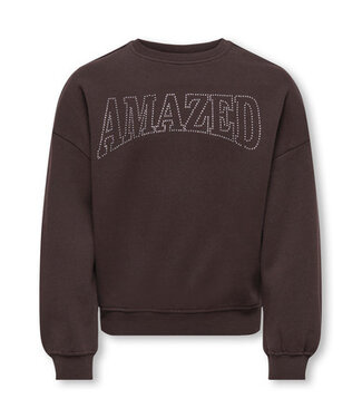 Kids ONLY winter sweater meisjes - zwart - KogKiki - oversize fit