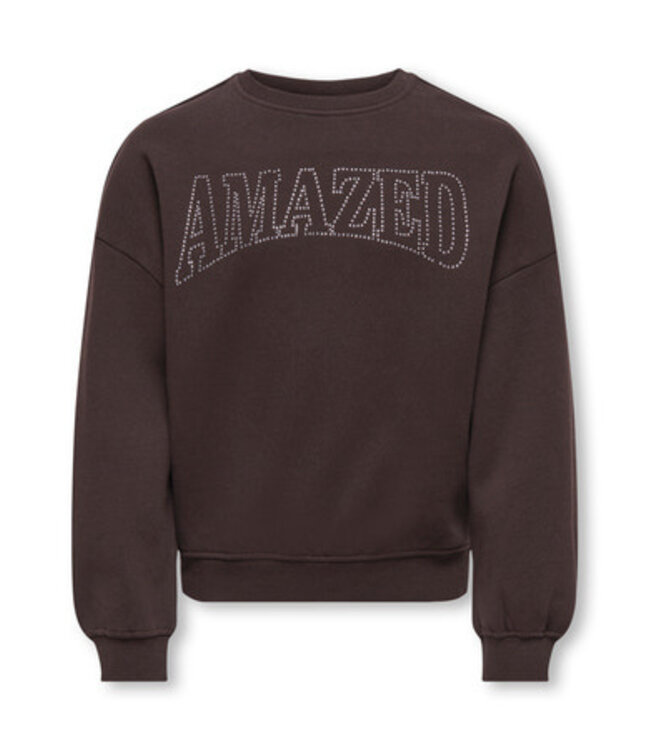 Kids ONLY winter sweater meisjes - zwart - KogKiki - oversize fit
