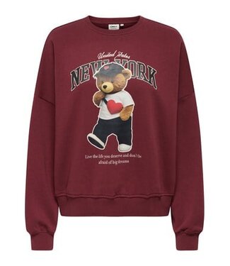 Kids ONLY winter sweater meisjes - paars - KogLinda - regular fit