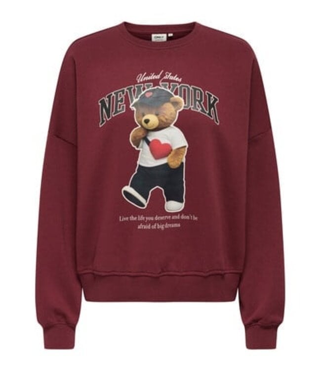 Kids ONLY winter sweater meisjes - paars - KogLinda - regular fit