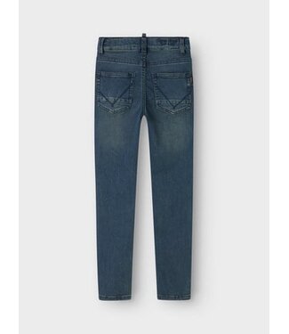 Name it winter jeansbroek jongens - blauw - xslim fit - NkmTheo