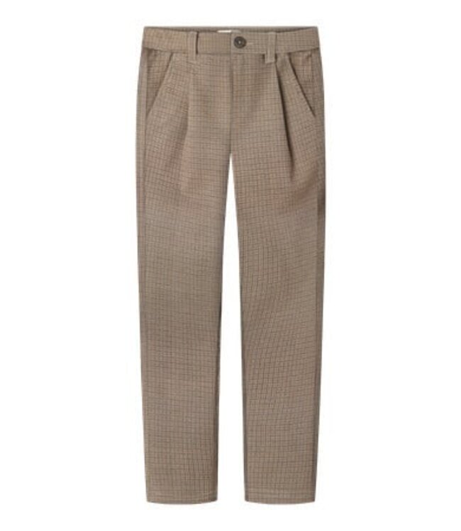 Name it winter broek jongens - bruin - xslim fit - NkmSilas