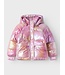 Name it winter winterjas meisjes - paars - puffer, foil - NkfMalan