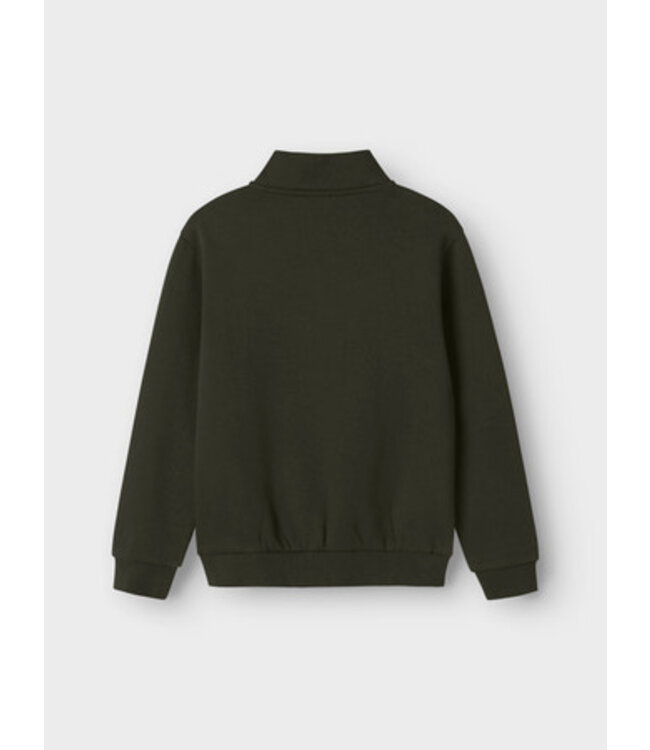 Name it winter sweater jongens - groen - regular fit, zip - NkmBrody