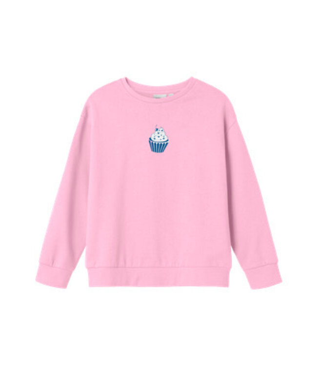 Name it winter sweater meisjes - roze - relaxed fit - NkfNeatas
