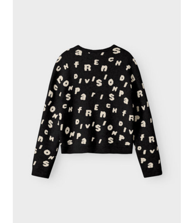 Name it winter sweater meisjes - zwart - regular fit, gebreid - NkfOline