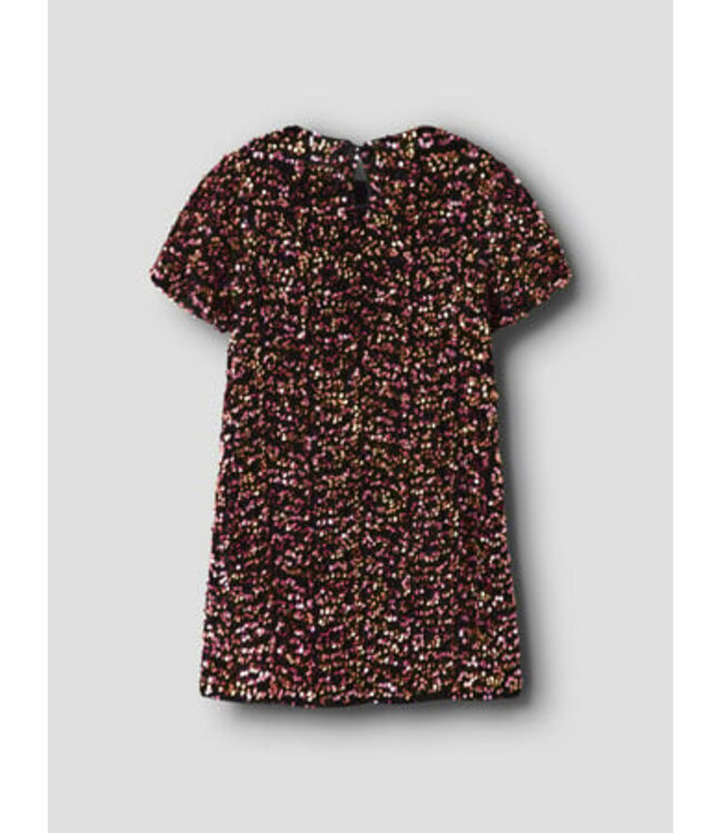 Name it winter jurk meisjes - goud - regular fit - NkfRunica