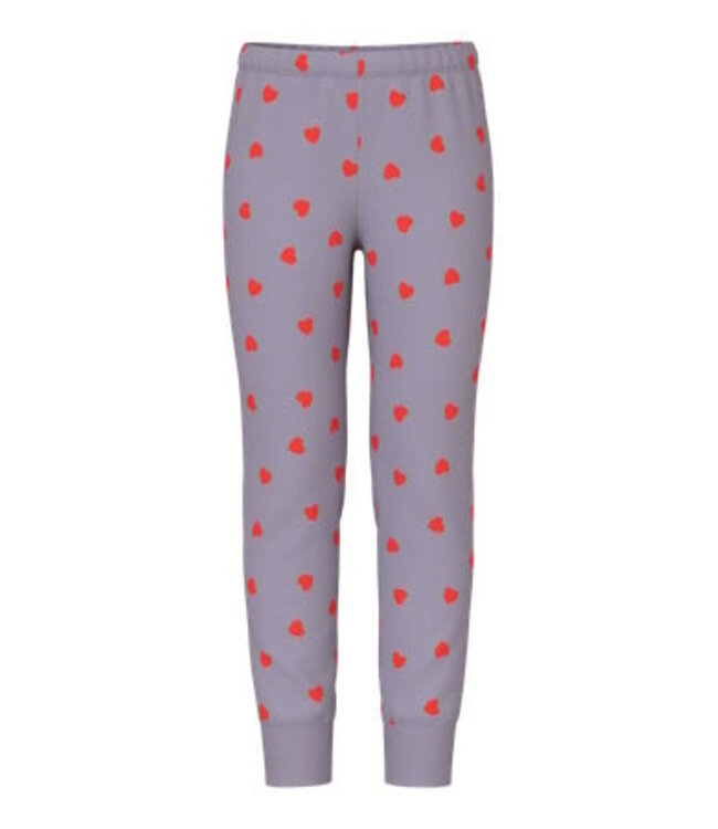 Name it winter pyjama meisjes - paars - NkfNightset