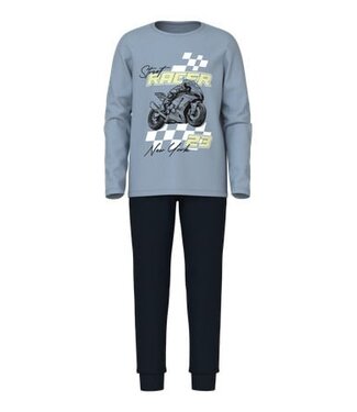 Name it winter pyjama jongens - blauw - NkmNightset
