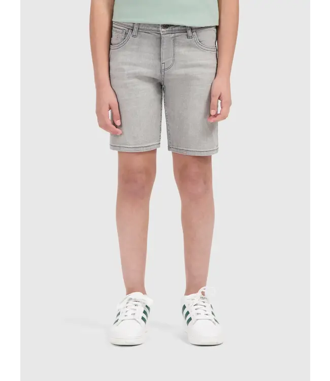 Ballin Zomer jeans short jongens - licht grijs - Jaxx - regular fit