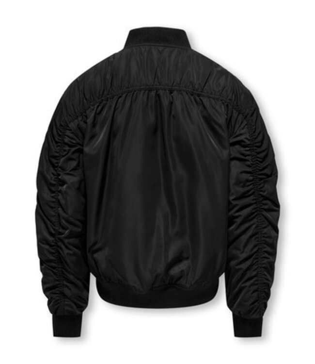 Kids ONLY winter bomberjack meisjes - zwart - KogMinna - gewatteerd