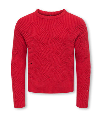 Kids ONLY winter sweater meisjes - rood - KogKatia - regular fit