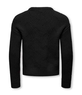Kids ONLY winter sweater meisjes - zwart - KogKatia - regular fit