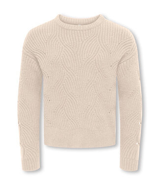 Kids ONLY winter sweater meisjes - wit - KogKatia - regular fit