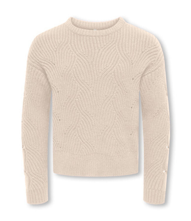 Kids ONLY winter sweater meisjes - wit - KogKatia - regular fit