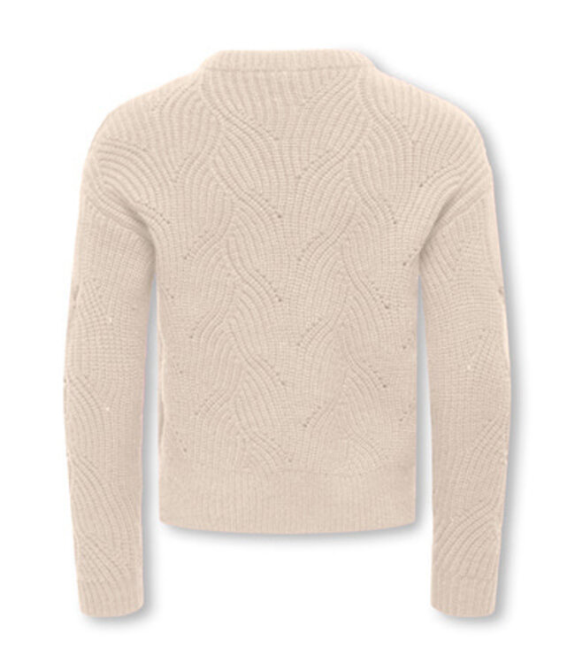 Kids ONLY winter sweater meisjes - wit - KogKatia - regular fit