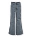 Kids ONLY winter jeansbroek meisjes - grijs - KogJuicy - wide leg fit