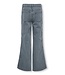 Kids ONLY winter jeansbroek meisjes - grijs - KogJuicy - wide leg fit