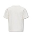 Kids ONLY winter top meisjes - wit - KogBillie - regular fit, korte mouw