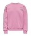 Kids ONLY winter sweater meisjes - roze - KogBila - oversize fit