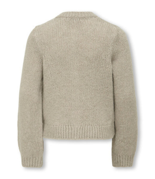 Kids ONLY winter vest meisjes - grijs - KogCody - regular fit, gebreid