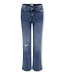 Kids ONLY winter jeansbroek meisjes - blauw - KogJuicy - wide leg fit