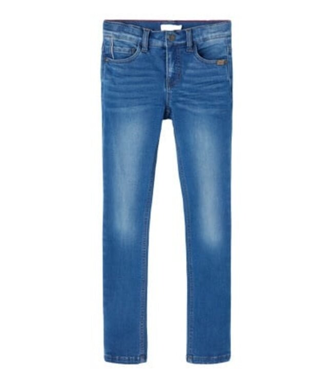 Name it winter jeansbroek jongens - blauw - xslim fit - NkmTheo