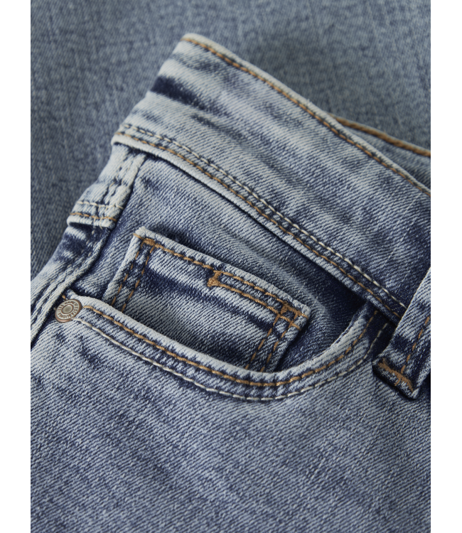 Name it winter jeansbroek meisjes - blauw - bootcut fit - NkfPolly