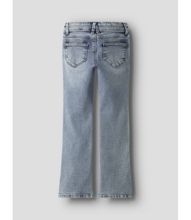 Name it winter jeansbroek meisjes - blauw - bootcut fit - NkfPolly