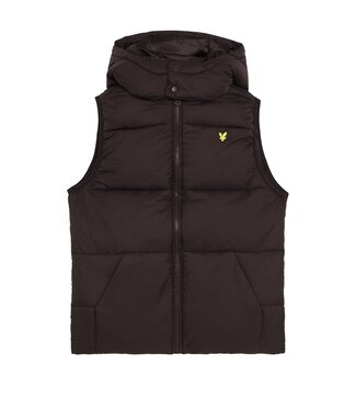 Lyle & Scott winter gilet jongens - zwart - gewatteerd