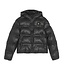Lyle & Scott winter winterjas jongens - zwart - puffer, cropped