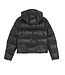 Lyle & Scott winter winterjas jongens - zwart - puffer, cropped