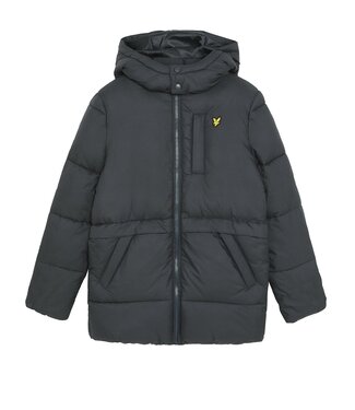 Lyle & Scott winter winterjas jongens - donker navy blauw - puffer, gewatteerd