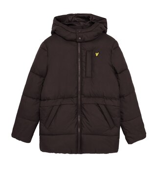 Lyle & Scott winter winterjas jongens - zwart - puffer, gewatteerd