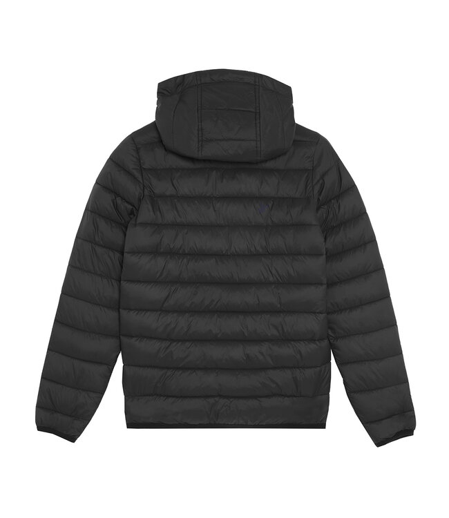 Lyle & Scott winter winterjas jongens - zwart - gewatteerd