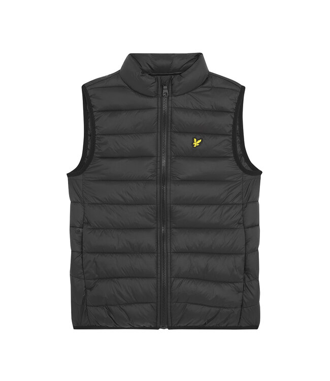 Lyle & Scott winter gilet jongens - zwart - gewatteerd