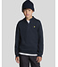 Lyle & Scott winter sweater jongens - donker navy blauw - 1/4 rits