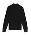 Lyle & Scott winter sweater jongens - zwart - 1/4 rits