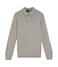 Lyle & Scott winter polo shirt jongens - grijs - longsleeve, gebreid