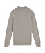 Lyle & Scott winter polo shirt jongens - grijs - longsleeve, gebreid