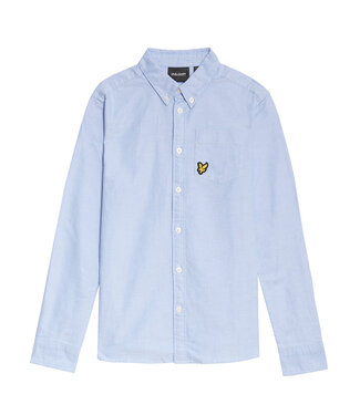 Lyle & Scott winter oxford shirt jongens - blauw