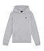 Lyle & Scott winter hoodie jongens - licht grijs