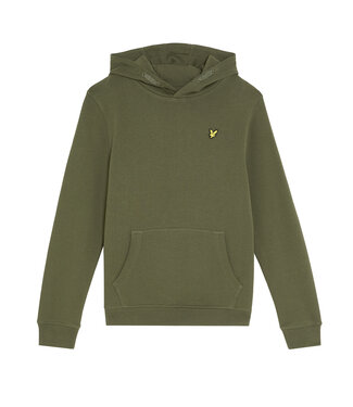 Lyle & Scott winter hoodie jongens - donker groen